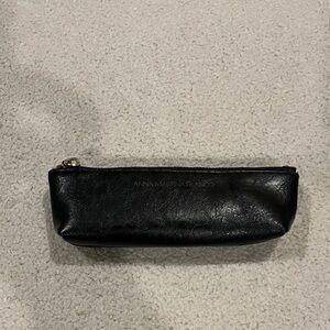 Anna Martina Franco Black Leather Pouch